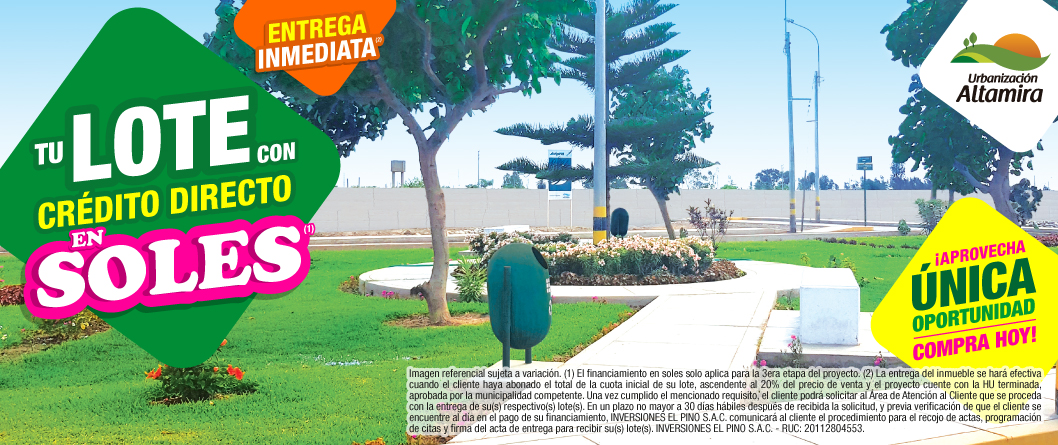 proyecto altamira unica oportunidad